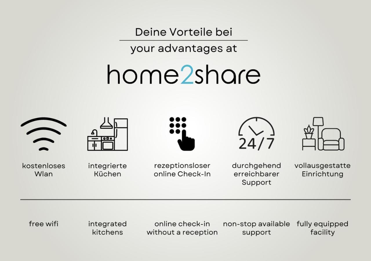 Stilvolle 3-Zimmer Apartments I Home2Share Lengerich Exterior photo